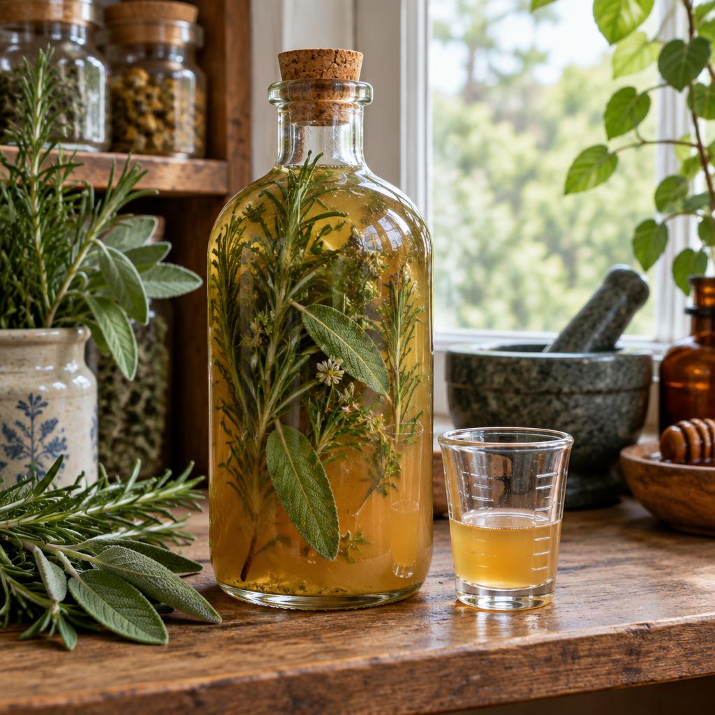 Herbal Honey Oxymel