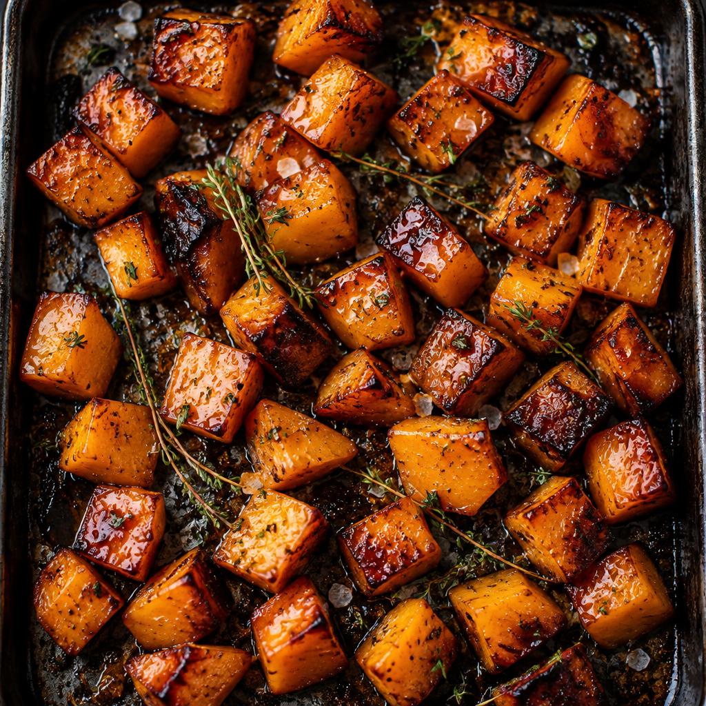Honey-Roasted Squash with Thyme