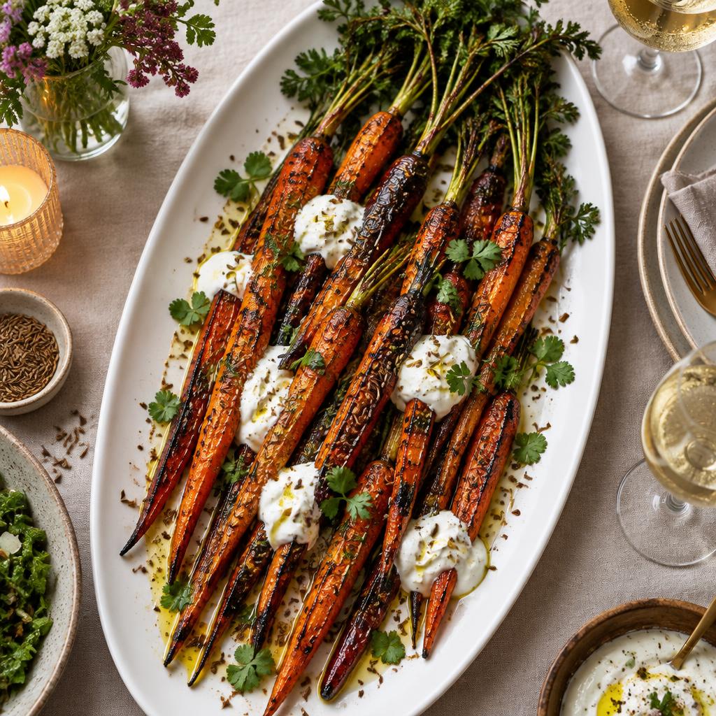 Roasted Carrots with Cumin & Wildflower Honey